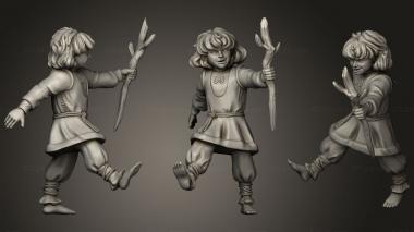 Figurines of people Boy 3d model